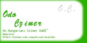 odo czimer business card